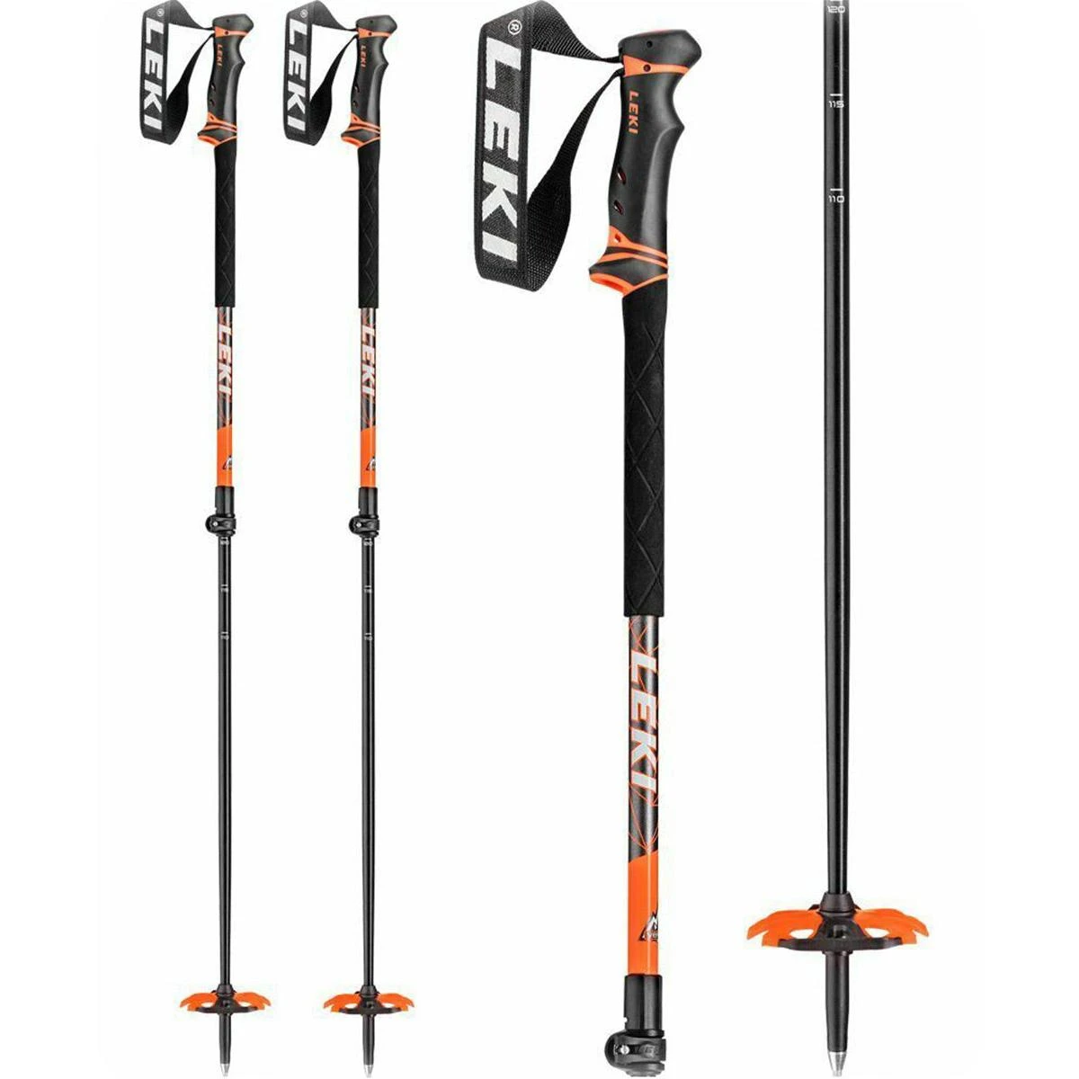 Leki Helicon Lite Adjustable Ski Poles 2023 1 Leki Helicon Lite Adjustable Ski Poles 2023